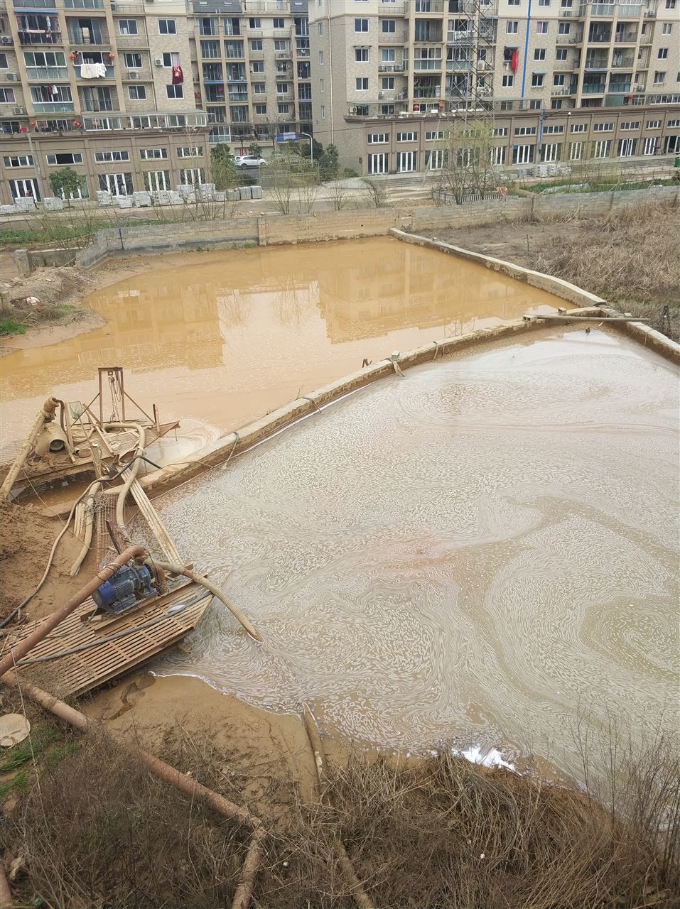 浠水沉淀池淤泥清理-厂区废水池淤泥清淤